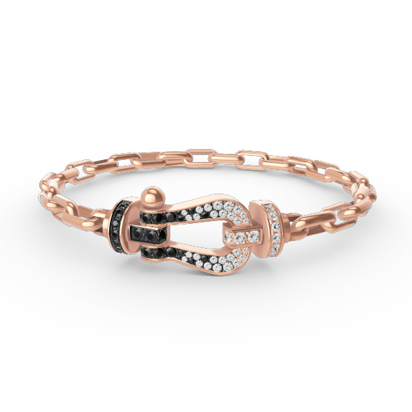 [Cadisa]FORCE LARGE HORSESHOE CLASP  METAL BRACELET