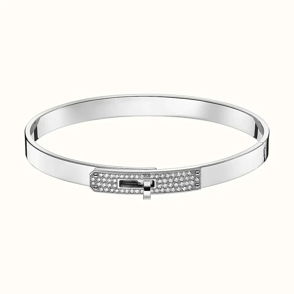 [Cadisa]KELLY SILVER DIAMOND BRACELET