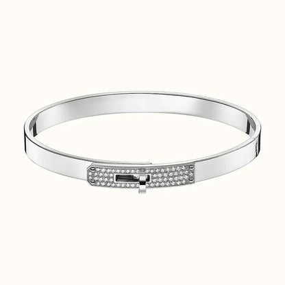 [Cadisa]KELLY SILVER DIAMOND BRACELET