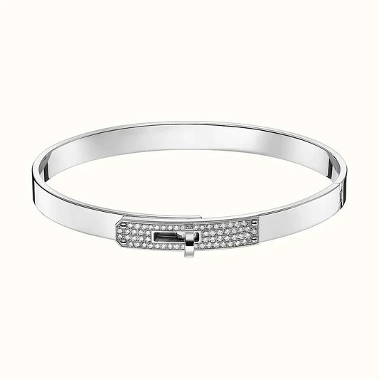 [Cadisa]KELLY SILVER DIAMOND BRACELET