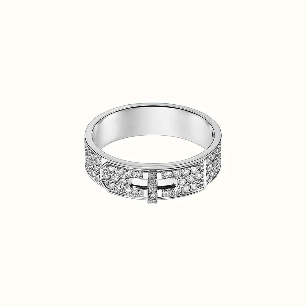 [Cadisa]KELLY SILVER DIAMOND RING