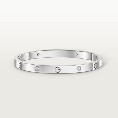 [Cadisa] LOVE BRACELET 4.8MM 4 DIAMONDS