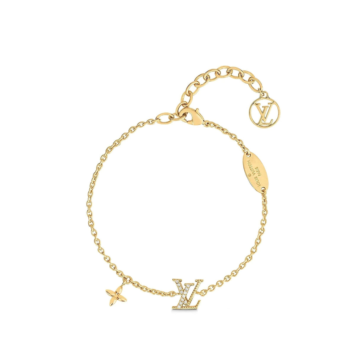 [Cadisa]LOGO STAR MOTIF GOLD BRACELET