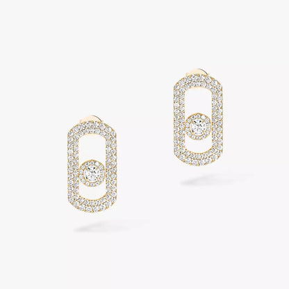 [Cadisa]So Move Pave_-Set Diamond Earrings in Silver