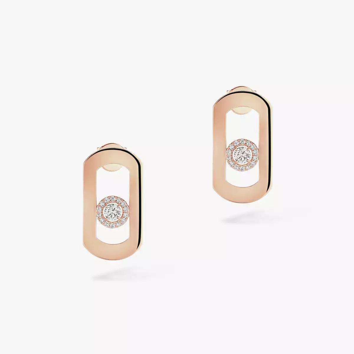 [Cadisa]So Move Diamond Earrings in Yellow Gold