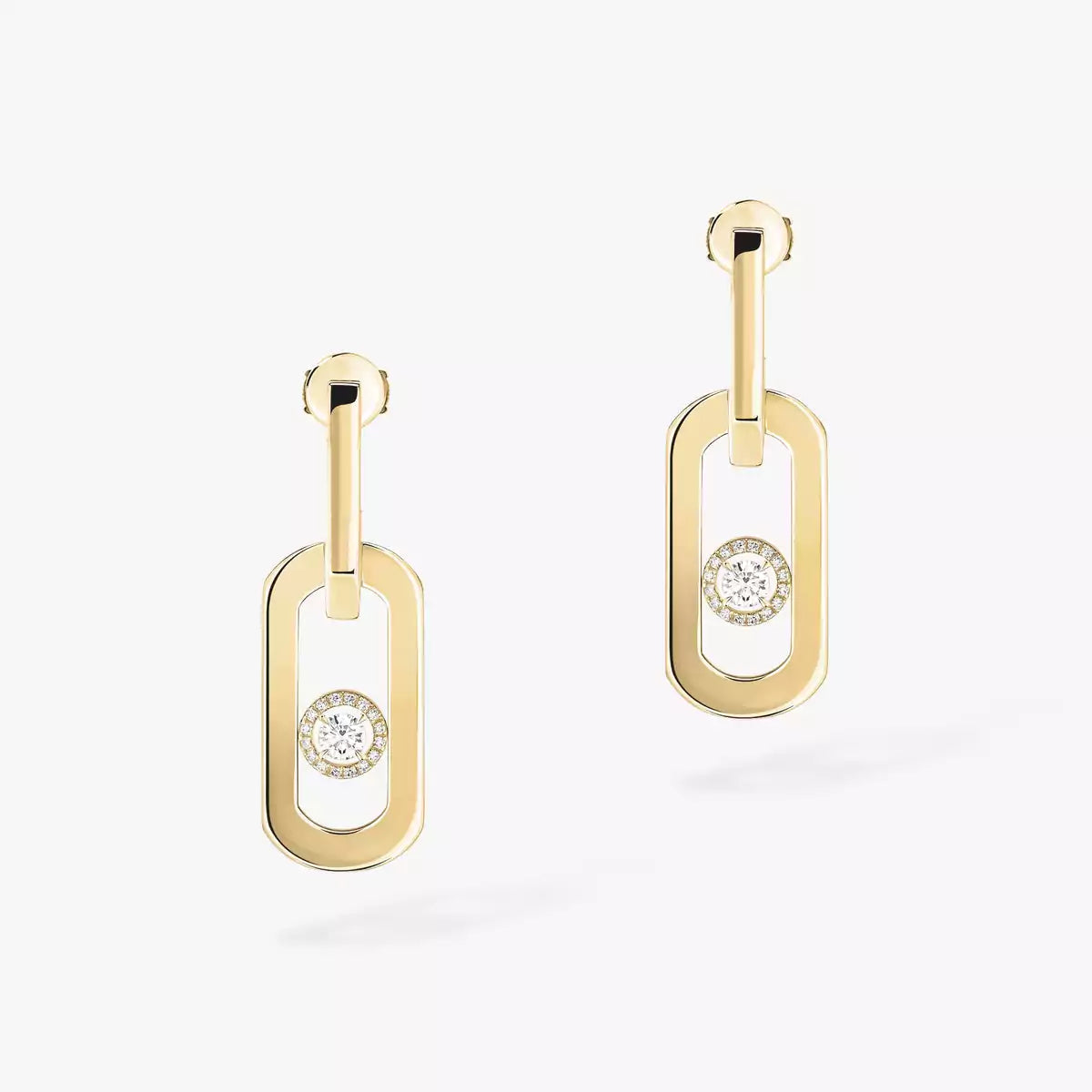 [Cadisa] So Move XL Diamond Hoop Earring