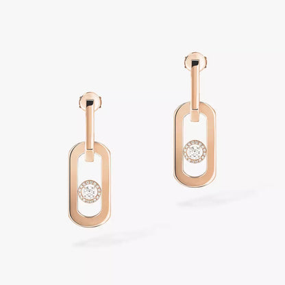 [Cadisa] So Move XL Diamond Hoop Earring
