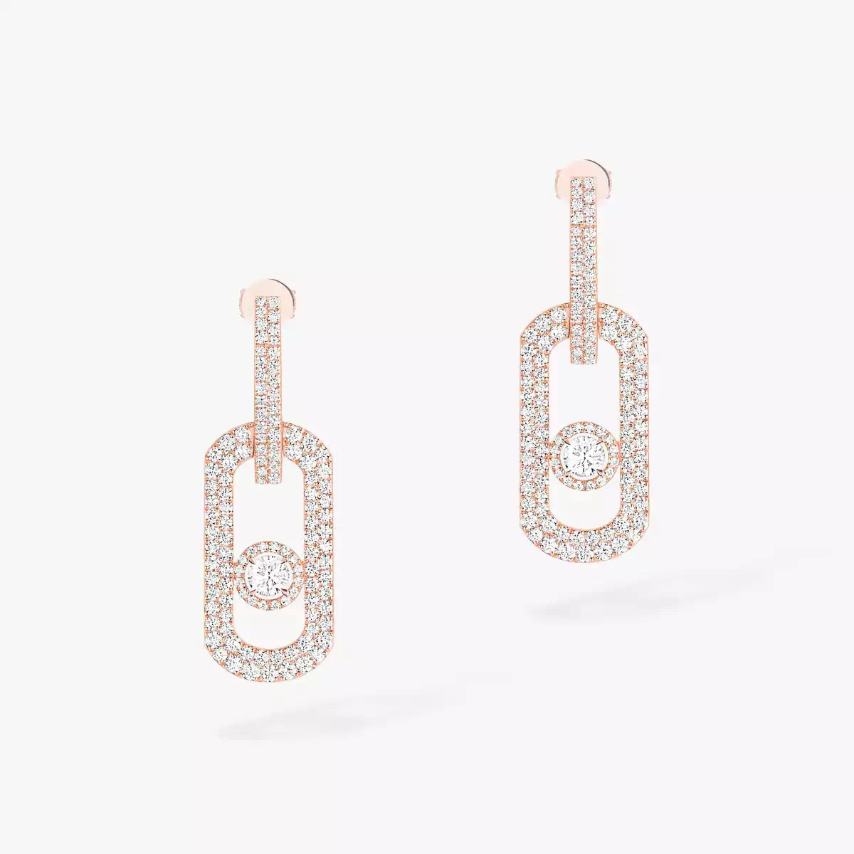 [Cadisa]So Move XL Pave_-Set Diamond Pendant Earrings