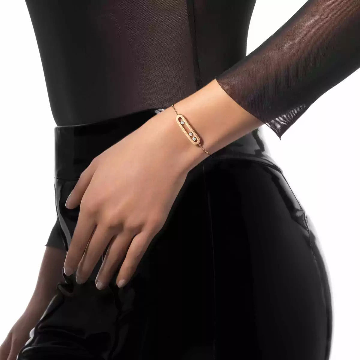 [Cadisa]Move Classique Ciselé bracelet
