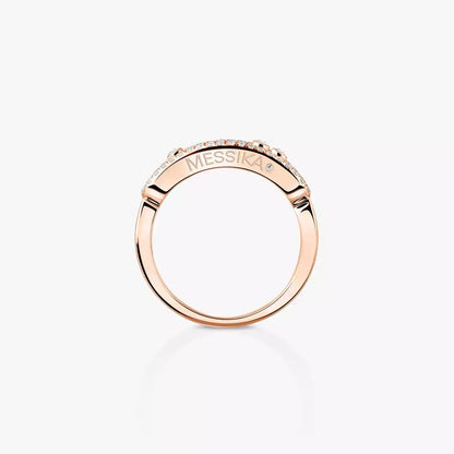 [Cadisa] Baby Move Gold Diamond Pave_ Ring