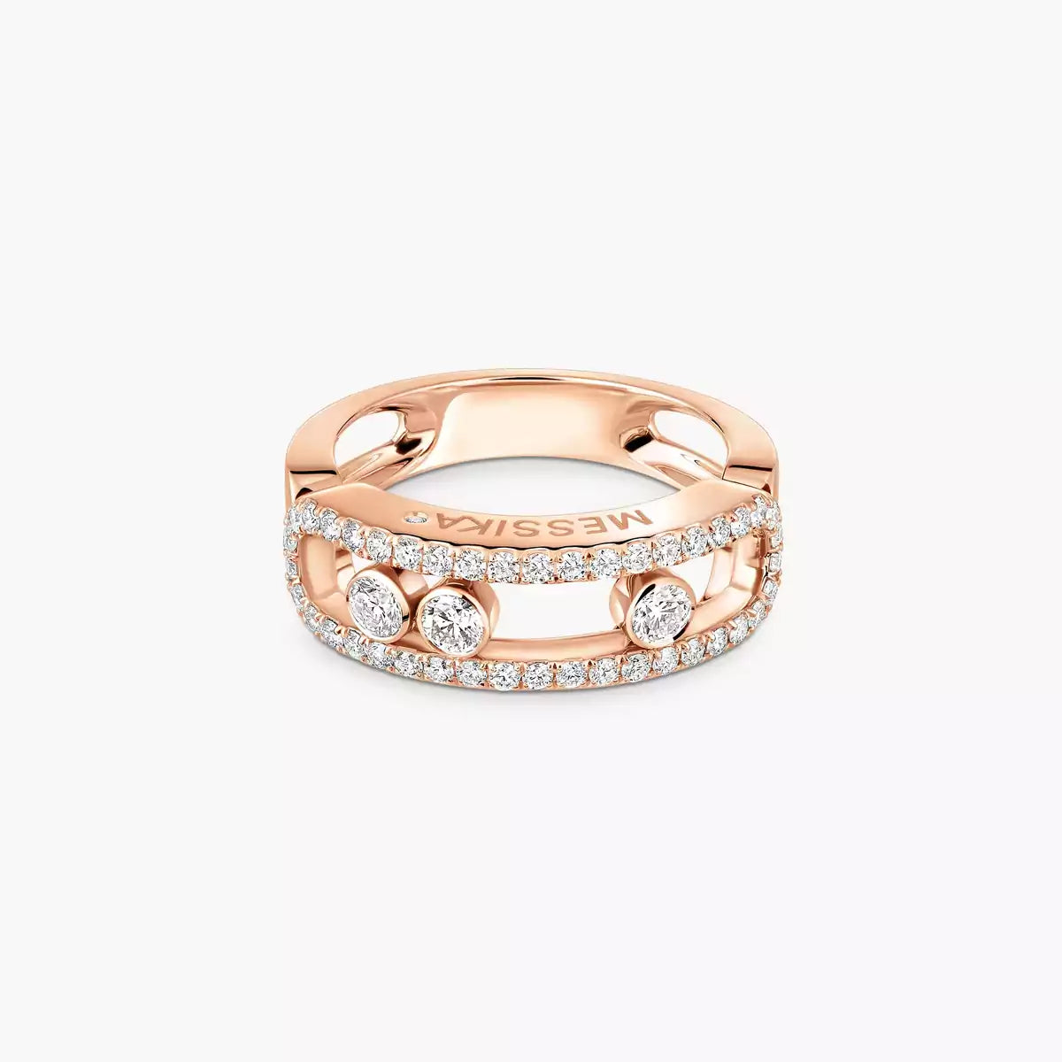[Cadisa] Move Gold Diamond Pave_ Ring
