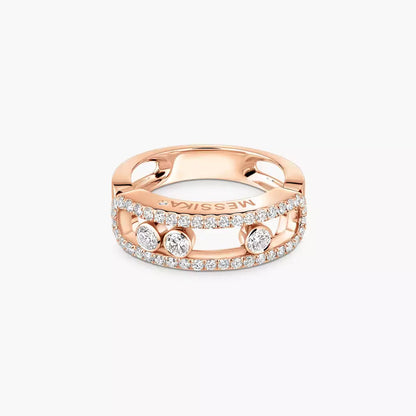 [Cadisa] Move Gold Diamond Pave_ Ring