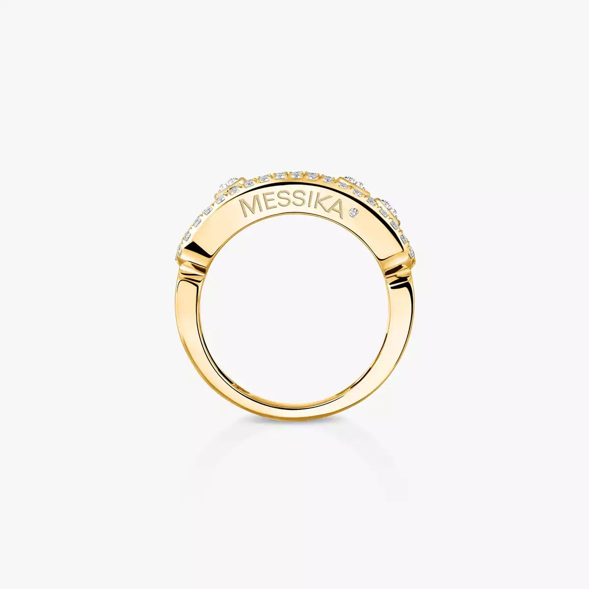 [Cadisa] Move Gold Diamond Pave_ Ring
