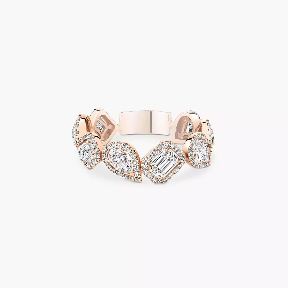 [Cadisa]Diamond Wedding Ring My Twin