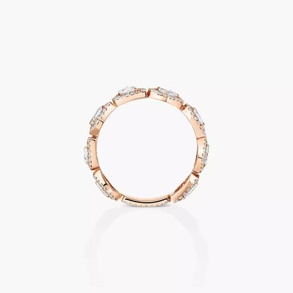 [Cadisa]Diamond Wedding Ring My Twin