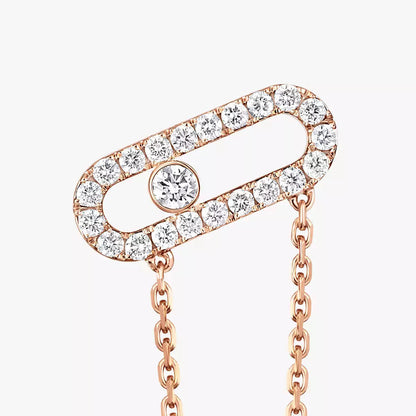 [Cadisa]Move Uno Diamond Earrings