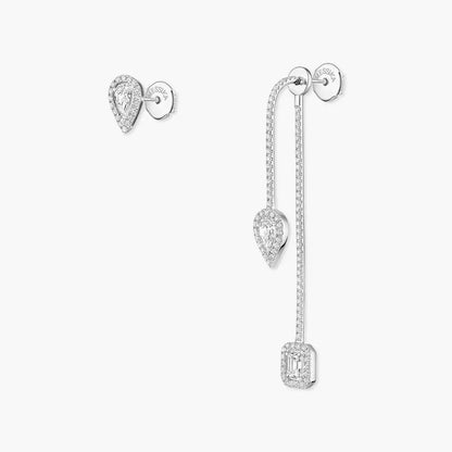 [Cadisa]Diamond Drop Earrings My Twin