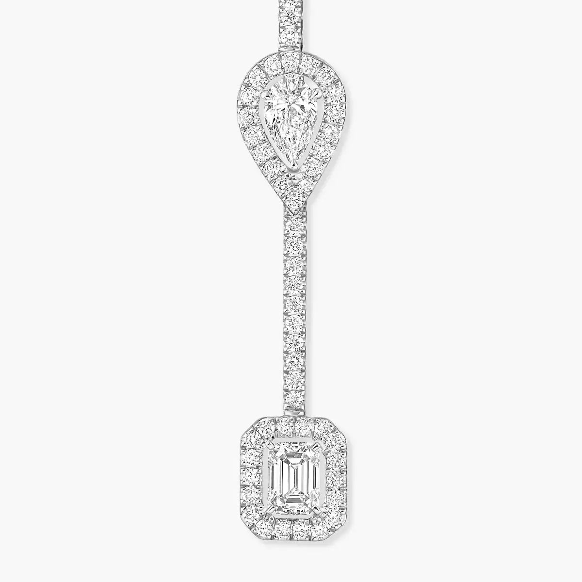 [Cadisa]Diamond Drop Earrings My Twin