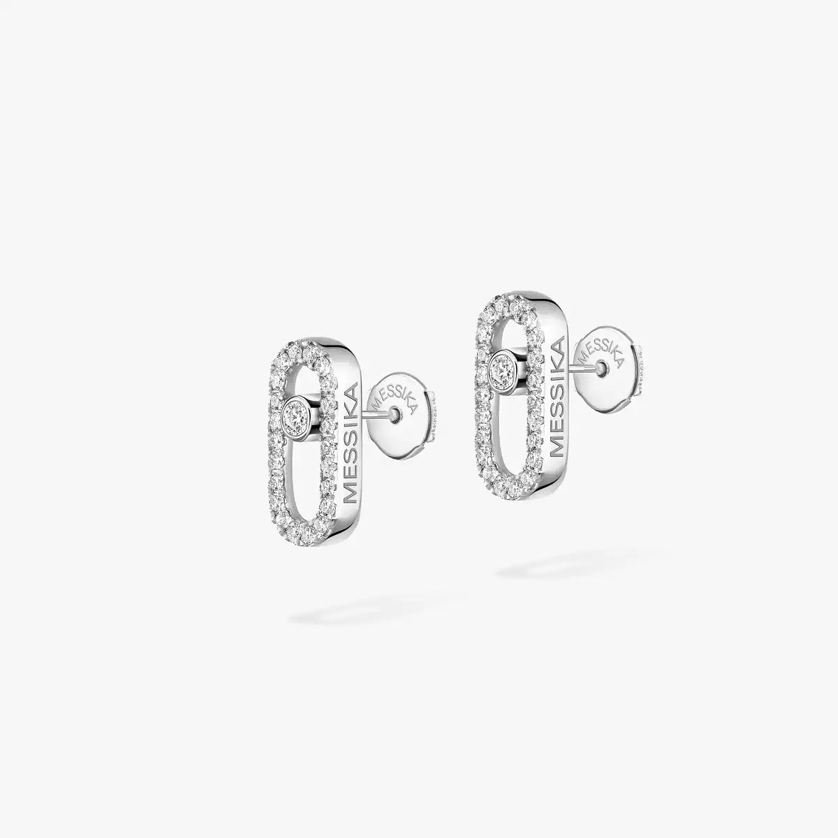 [Cadisa]Move Uno Diamond Earrings