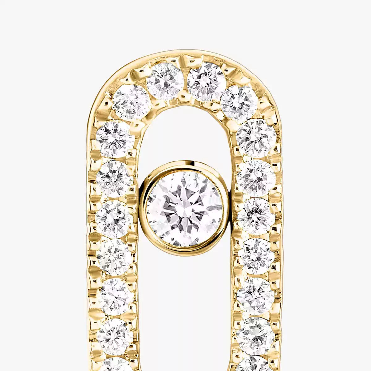 [Cadisa]Move Uno Diamond Earrings