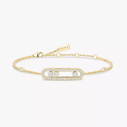[Cadisa]Pavé Baby Move Diamond Bracelet