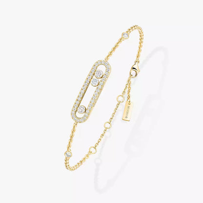 [Cadisa]Pavé Baby Move Diamond Bracelet