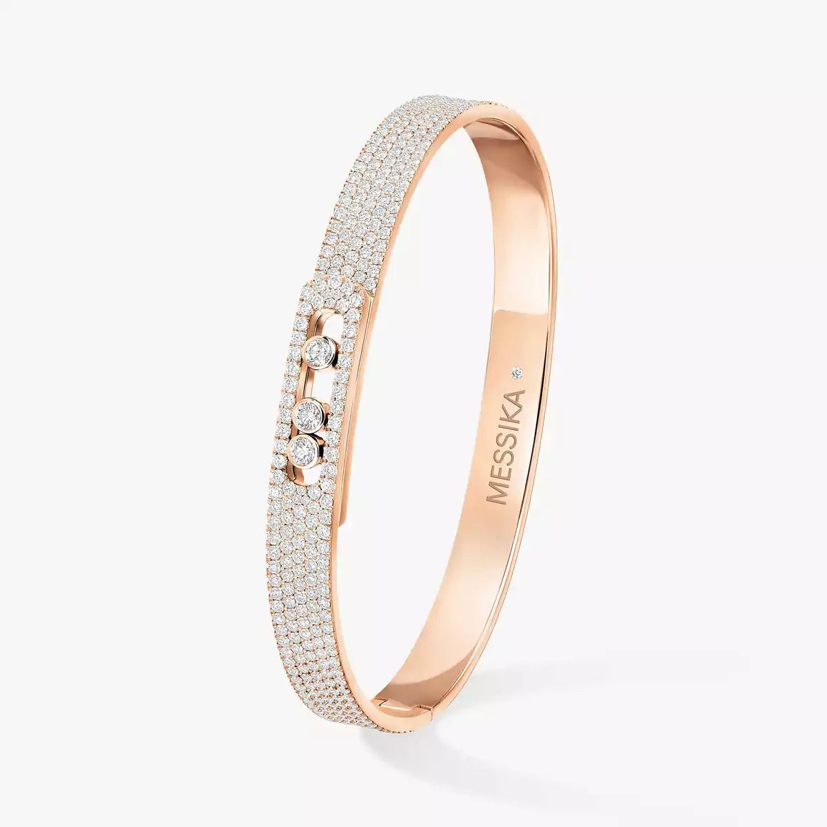 [Cadisa]Move Noa Full Pavé Diamond Bangle Bracelet