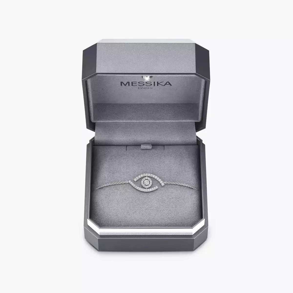 [Cadisa]Lucky Eye Pave-Set Diamond Bracelet