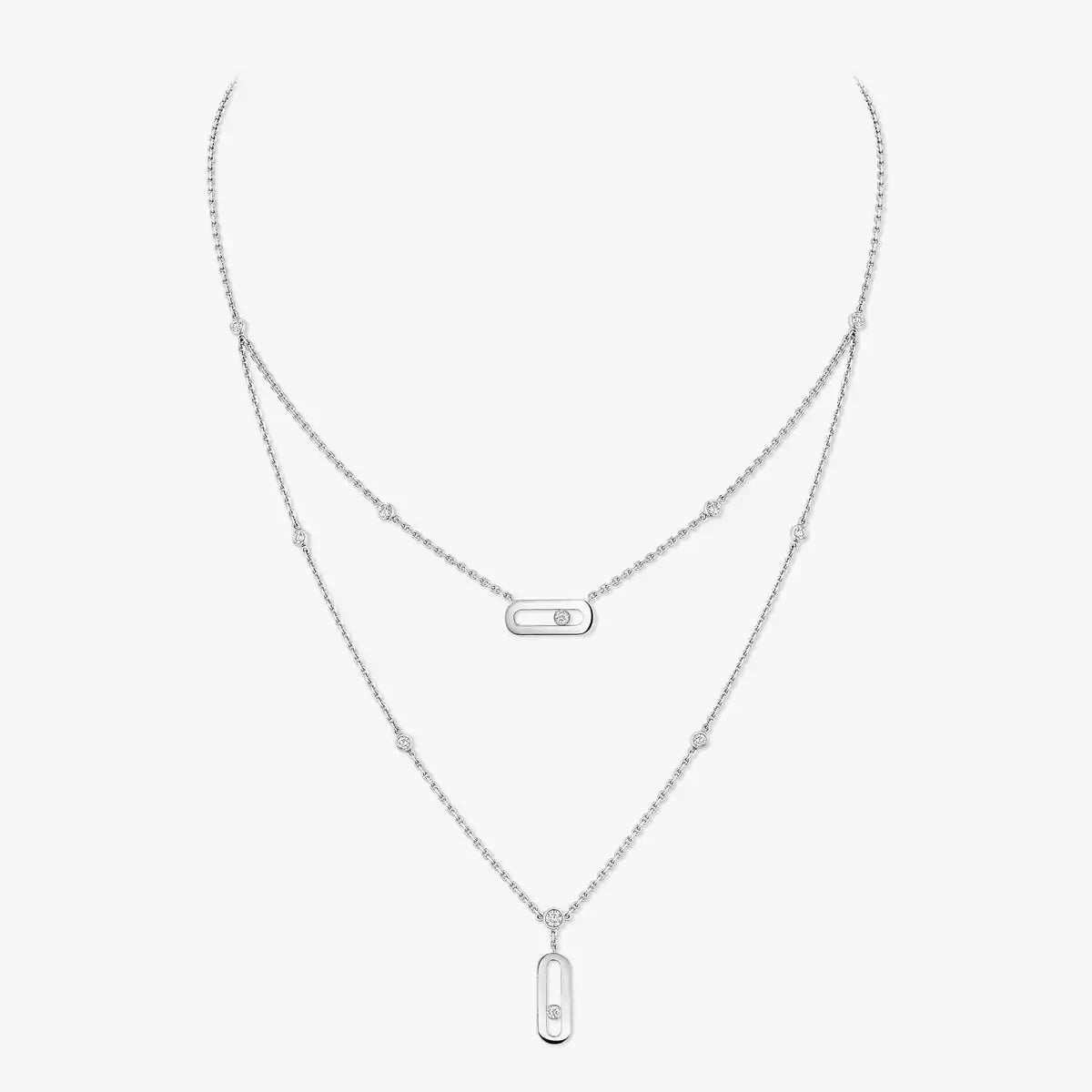 [Cadisa] Move Uno Diamond Necklace