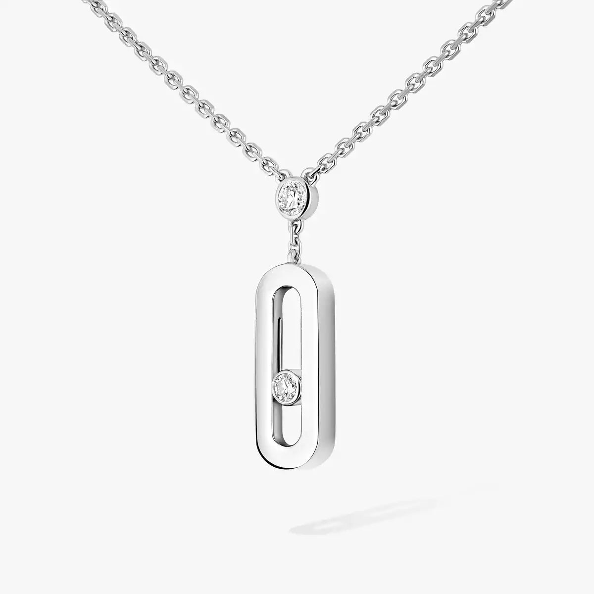 [Cadisa] Move Uno Gold Diamond Long Necklace