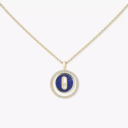 [Cadisa]Lucky Move Diamond Necklace in Rose Gold and White Mother-of-Pearl