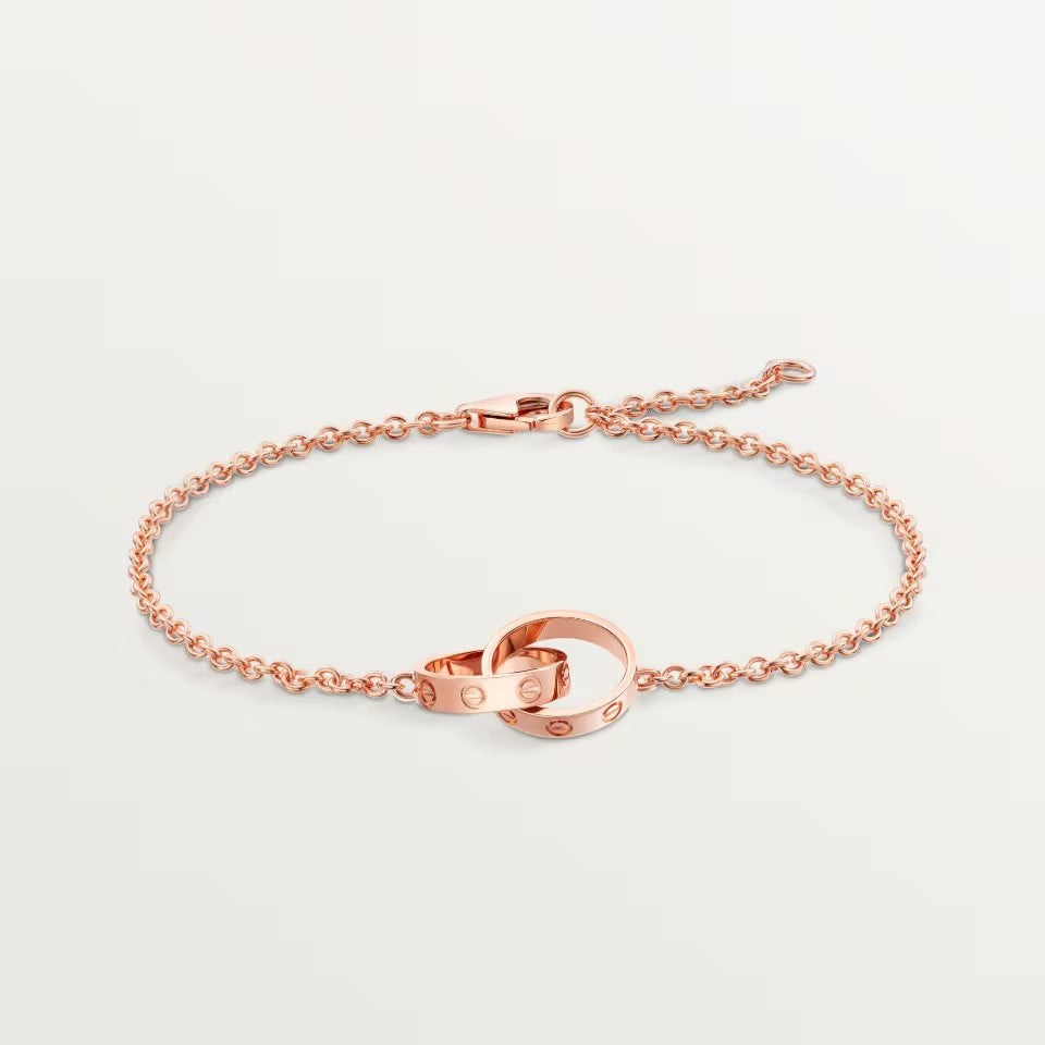 [Cadisa] LOVE BRACELET DOUBLE RING