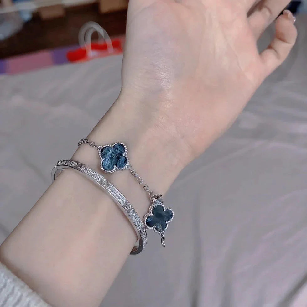 [Cadisa]CLOVER 5 MOTIF PIETERSITE BRACELET COLLECTION