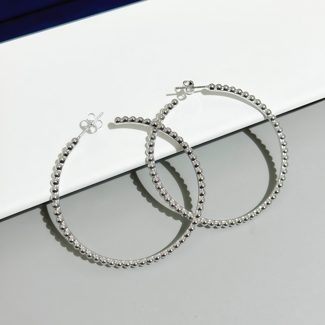 [Cadisa] SMOOTH BEAD STUD EARRINGS
