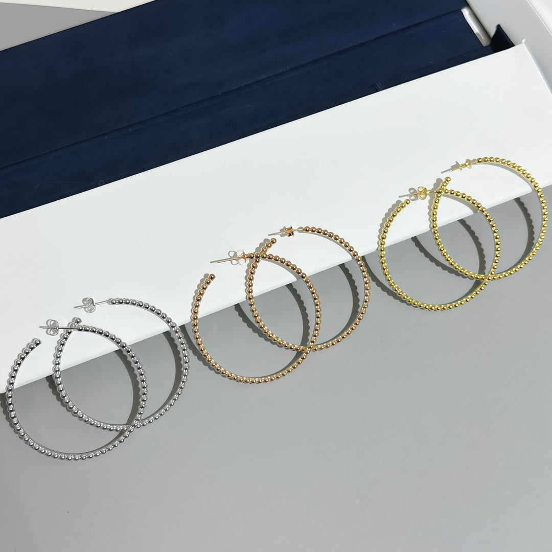 [Cadisa] SMOOTH BEAD STUD EARRINGS
