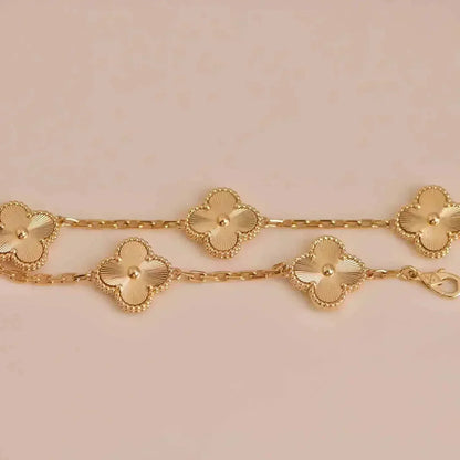[Cadisa] CLOVER 5 MOTIF LASER BRACELET COLLECTION