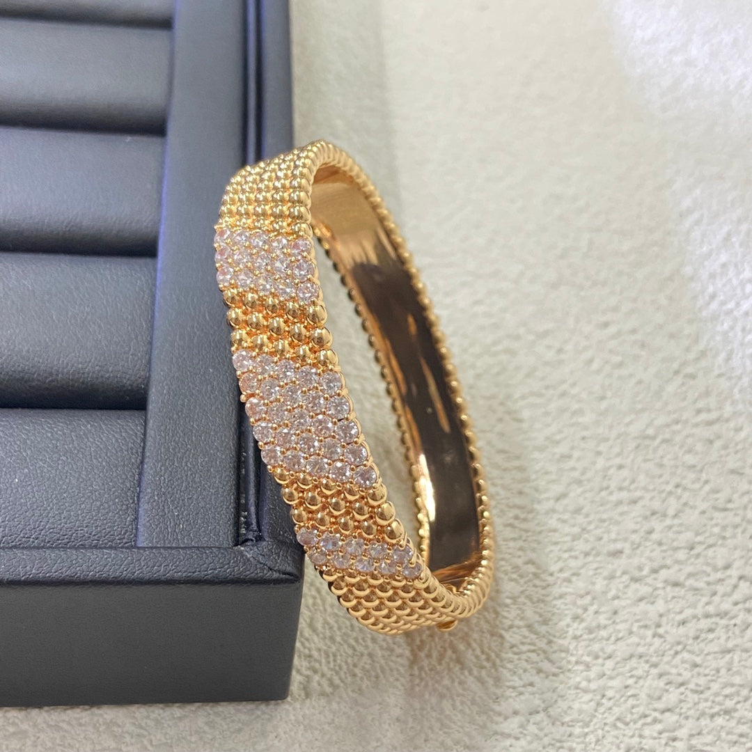 [Cadisa]  FIVE-ROW DIAMOND BRACELET