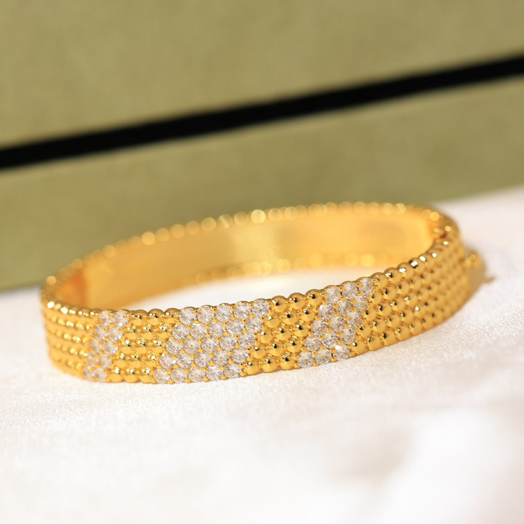 [Cadisa]  FIVE-ROW DIAMOND BRACELET