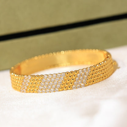 [Cadisa]  FIVE-ROW DIAMOND BRACELET