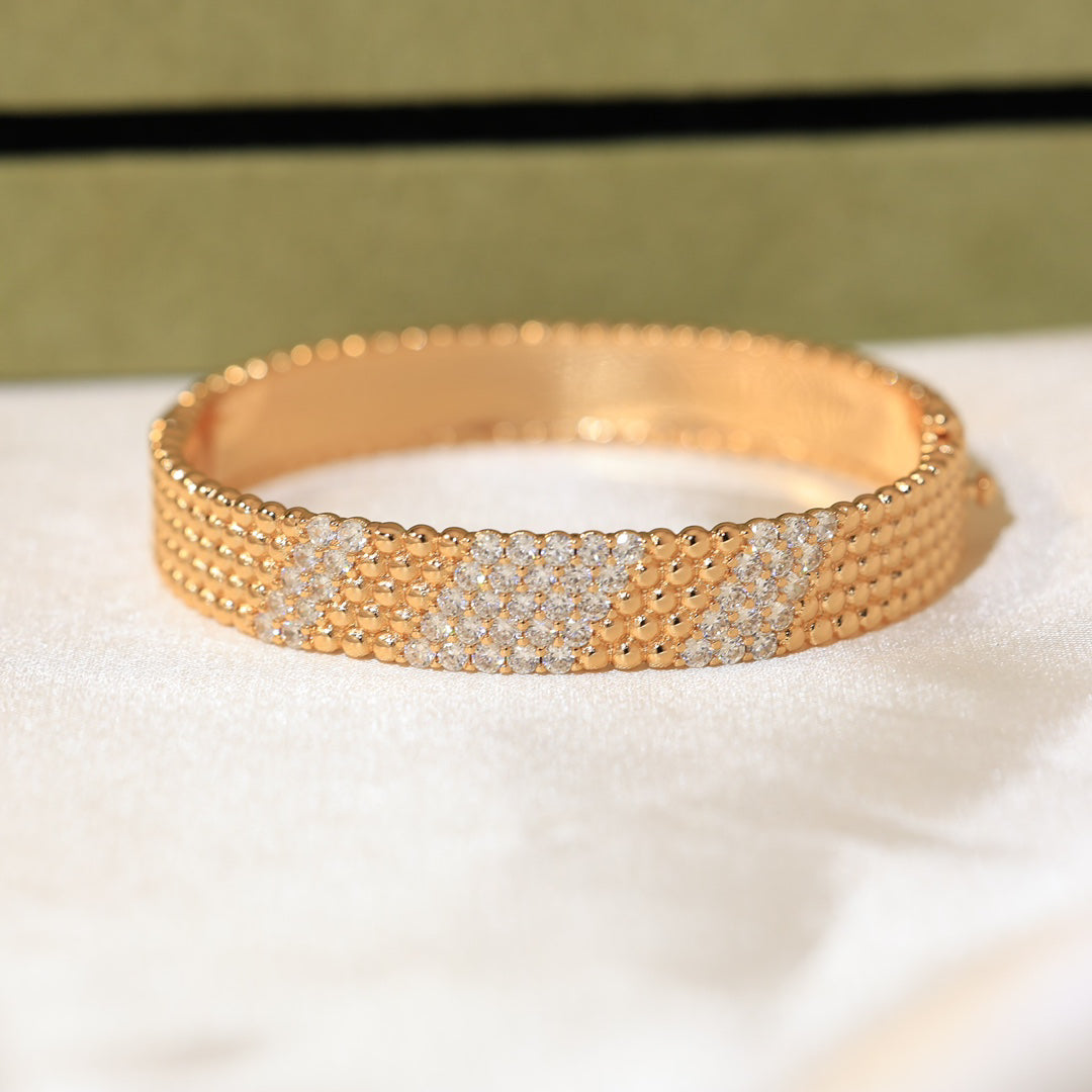 [Cadisa]  FIVE-ROW DIAMOND BRACELET