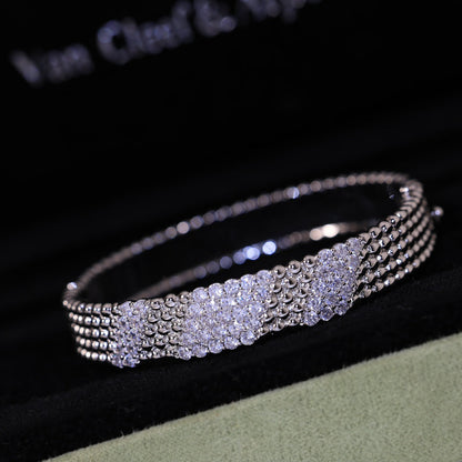 [Cadisa]  FIVE-ROW DIAMOND BRACELET