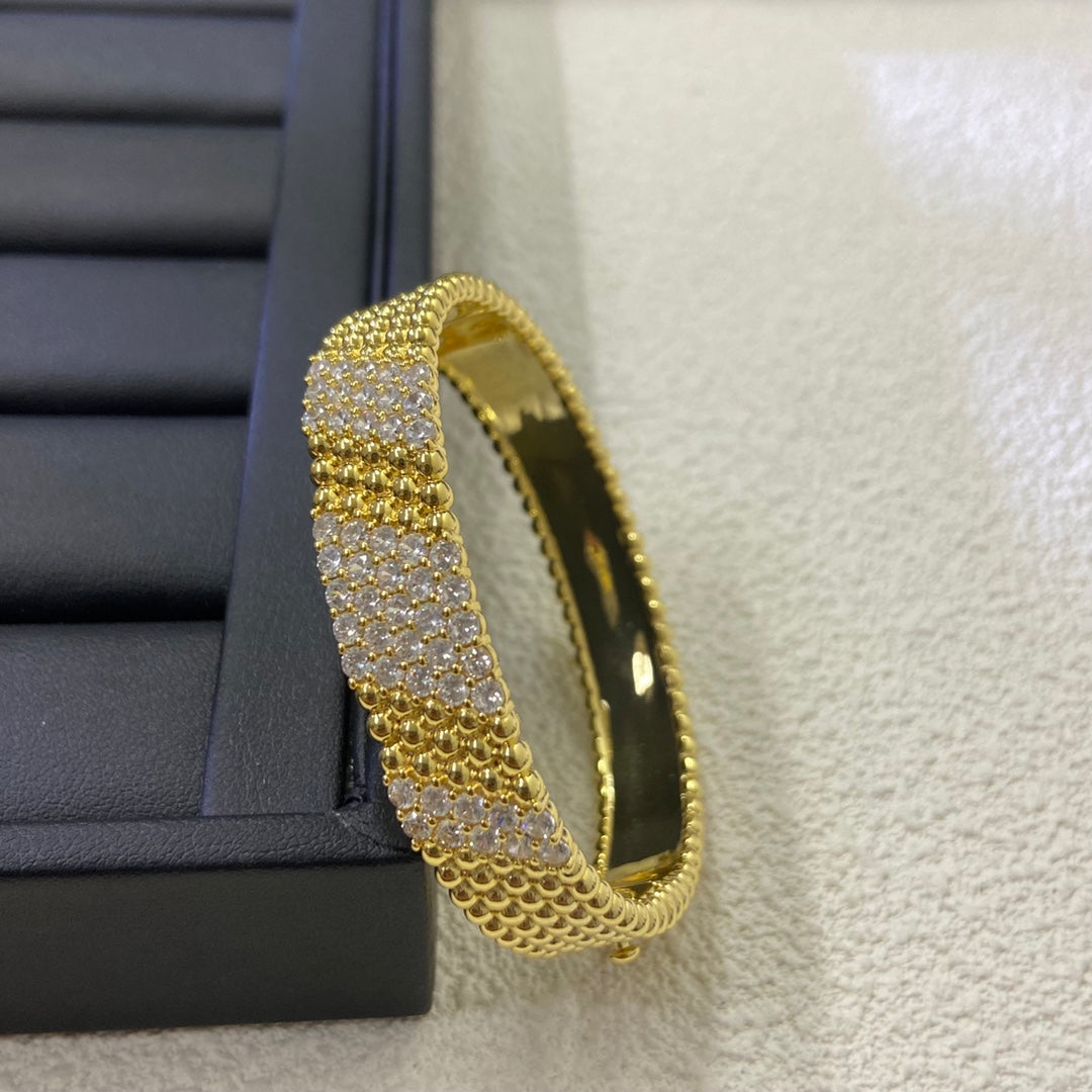 [Cadisa]  FIVE-ROW DIAMOND BRACELET