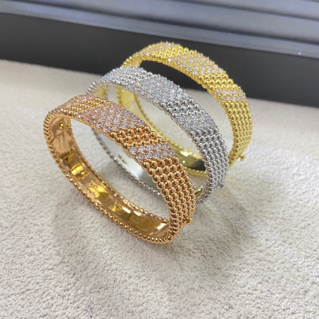 [Cadisa]  FIVE-ROW DIAMOND BRACELET