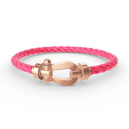 [Cadisa]FORCE LARGE HORSESHOE NO DIAMOND BRACELET ROSE GOLD