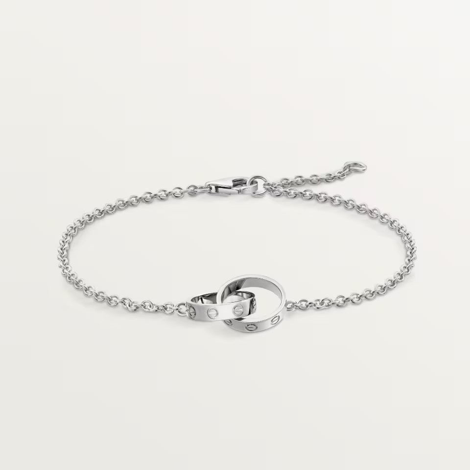 [Cadisa] LOVE BRACELET DOUBLE RING