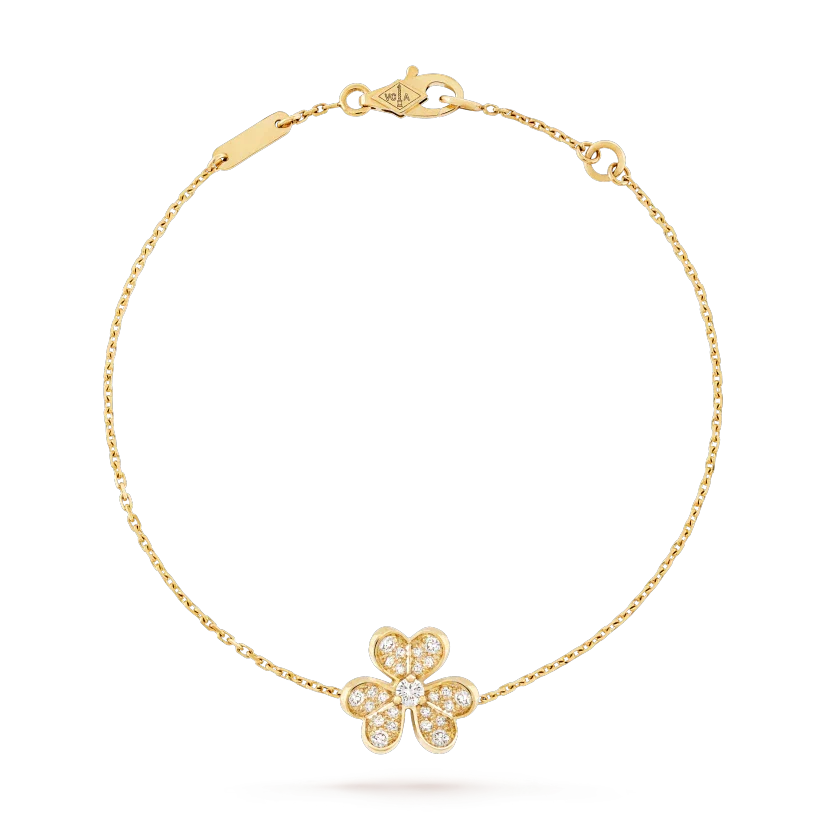 [Cadisa]FRIVOLE GOLD FLOWER DIAMOND BRACELET