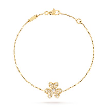 [Cadisa]FRIVOLE GOLD FLOWER DIAMOND BRACELET