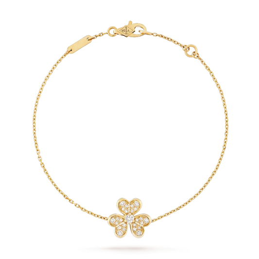 [Cadisa]FRIVOLE GOLD FLOWER DIAMOND BRACELET