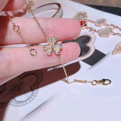 [Cadisa]FRIVOLE GOLD FLOWER DIAMOND BRACELET