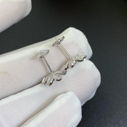 [Cadisa]FRIVOLE MINI SILVER FLOWER EARRINGS